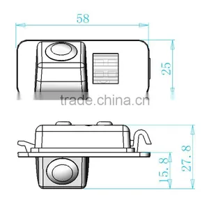 2015 Hot IP68 Waterproof 12V OEM Car Rear View Camera For Ford Mondeo thumbnail-6