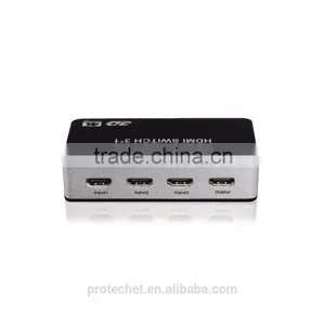 Premium 4K HDMI Switcher 3 Ports 3 in 1 Out Wireless Remote IR thumbnail-6