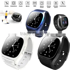 Bluetooth 4.0 Smart Wrist Watch Anti-lost Sync Smartphone For IPhone Samsung,Support Dial/Call Answer,SMS Reminding,Music Player thumbnail-1