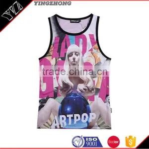 China Wholesale Sublimation Underwear Vests , Tank Top , Tank Top Print for Men thumbnail-6