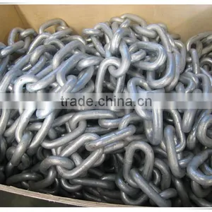 High Quality U2 Hot Dip Galvanized Open Link Anchor Chain for Marine thumbnail-5