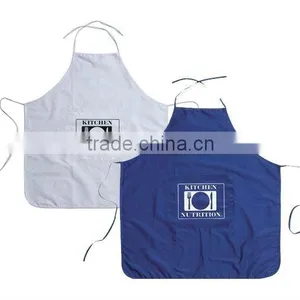 Halter-neck Style Sleeveless Kitchen Cooking Apron With Pocket Cooking Cotton Apron Bib(White) thumbnail-6