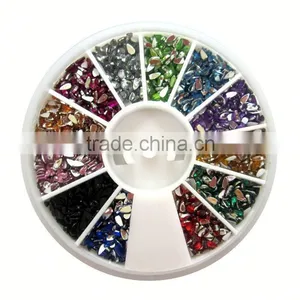 2014 New Style Fashion Artificial Fingernails Nail Art Tips for Carpet Tack Nailsell Fine Wire Three Stars Blue Shoe Tacks Nails thumbnail-1