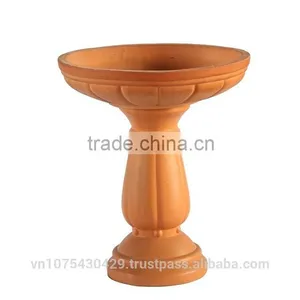 Bird Bath Plain Ceramic Flower Pots Wholesale thumbnail-1