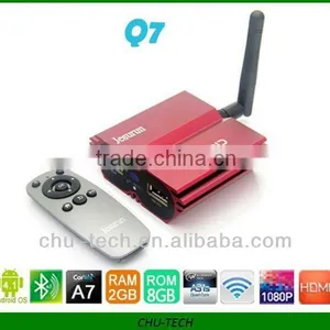 Q7 Android TV Box A31S Quad Core 2GB 8GB Android 4.2 Remote Control TF Card thumbnail-1