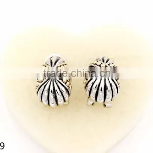2016 Juyuan Double Color Plated Whole Sales Earrings thumbnail-3