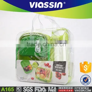 A165 Lunch Box With Lock and Water Bottle thumbnail-4