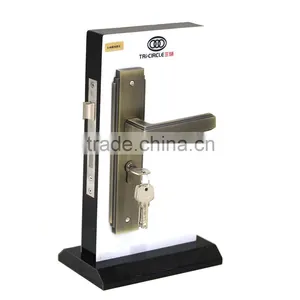 TRI-CIRCLE Zinc Alloy Lever Door Lock and Handle,lever Handle Door Lock Set thumbnail-5
