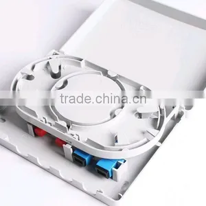 Plastic 4cores Indoor FTTH Fiber Optic Terminal Box OTB-C04,Ftth Mini Fiber Optic Terminal Box thumbnail-3