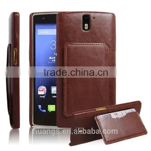 Back Cover Multifunction Wallet Pouch PU Leather Flip Case With Stand Photo Frame Card Holder for Oneplus One thumbnail-2
