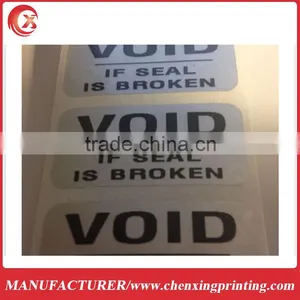 Custom Printed Hologram Security Warranty VOID Sticker Seals thumbnail-3