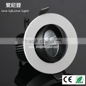 Dimmable 8W CITIZEN COB Ceiling Downlight,beam Angle 15D Warm White thumbnail-3