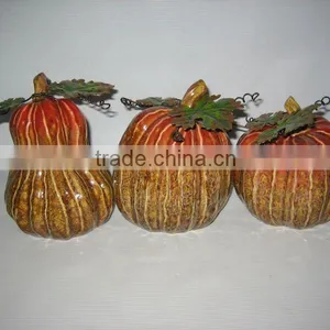 Decorative Ceramic Pumpkin thumbnail-1