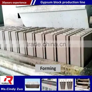 New Technology Automatic Gypsum Block Machine/solid and Hollow Gypsum Block Production Machine thumbnail-5
