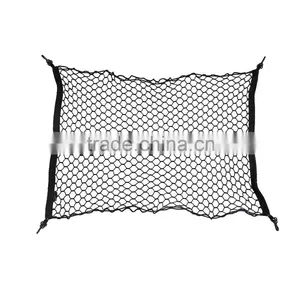 100 * 70cm Car Trunk Interior Mesh Net Storage Bag Luggage Holder With 4 Hooks thumbnail-6