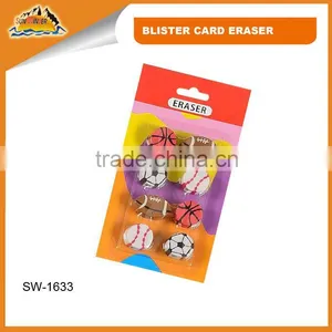 8pcs Different Ball Shape Eraser Set thumbnail-1