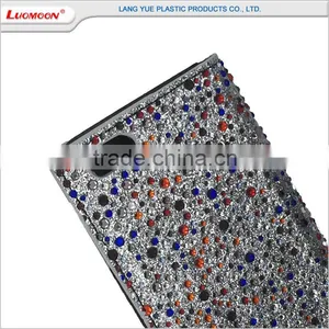 Slogan Mobile Phone Accessories pu Leather Wallet Diamond Case Cell Phone Case for Iphone 4 5 6 7 s se c Plus thumbnail-3