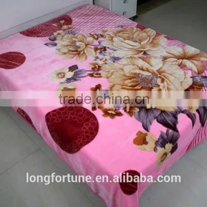 Manufactory Walmart China Home Textile Stock Baby Blanket Minky Dot thumbnail-1