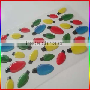 Pepper Design Crystal Epoxy Stickers Colorful thumbnail-1