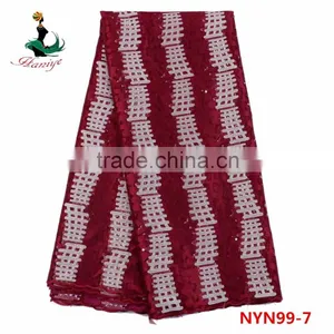 NYN99 In Fashion African Tulle Lace Fabric/african Tulle Lace French Net Lace thumbnail-3
