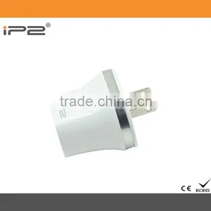 IP2 New Arrived Product 5V/2.1A High Quality Travel Charger Dual Micro USB Wall Charger ( US Plug) IP102 thumbnail-3