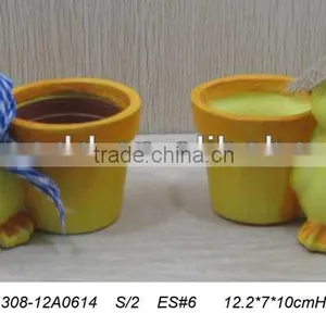 Terracotta Duck Flower Pot thumbnail-1