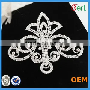 New! Fashion Sewing On Wedding Cake Crystal Rhinestone Trims for Dresses thumbnail-6