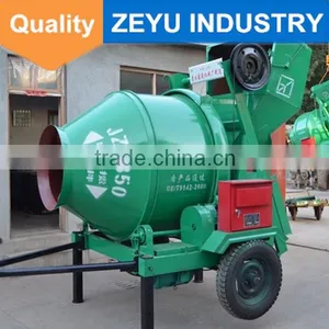 China Brand JZC Series Cheap Price of Diesel Engine Cement Concrete Mixer Machine for Sale thumbnail-2
