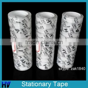 12mm Width Transparent High Quality Bopp Office Stationary Tape thumbnail-1