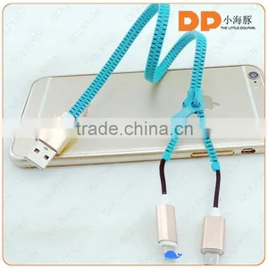 On Best Quality USB Cbale Charging Zipper Date USB Cable for Phone thumbnail-1