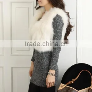New Arrival Lamb Fur Vest for Girls thumbnail-4
