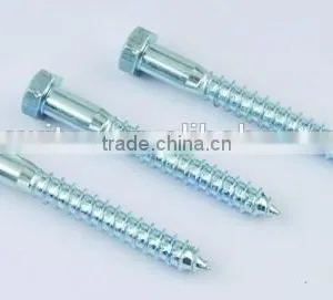Factory Supply Box Packing DIN571 Hex Head Coachscrew Cr3 Zinc Plated thumbnail-3