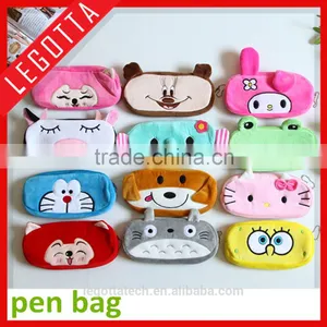 Wholesale High Quality Cheap Lovely Cartoon Plush Toy Pencil Case thumbnail-6