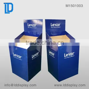 Custom Cardboard Dum Bin Display & Paper Dum Bin Display Stands thumbnail-2