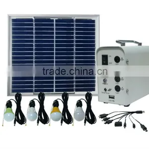 Home Use Led 10w Solar Light Kits DC 12V( Mini System) thumbnail-1