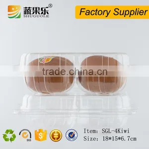 Clear Plastic Container for 4 Pcs Kiwis thumbnail-5