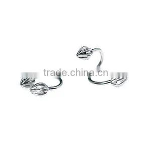 Flower Horseshoes Bar Ear/Nose/Nipple Septum Twister Ring NEW thumbnail-1