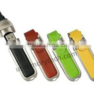 New Genuine High Speed USB 3.0 Leather Storage Drive 8gb 16GB 32gb 64gb128gb thumbnail-2