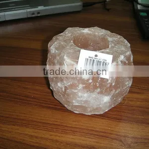 Himalayan Natural Crystal Rock Salt Tea Light ( Natural Design) thumbnail-4