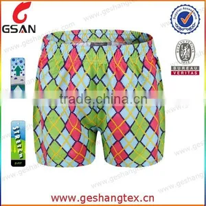 Grid Pattern Printing Popular Running Shorts thumbnail-1