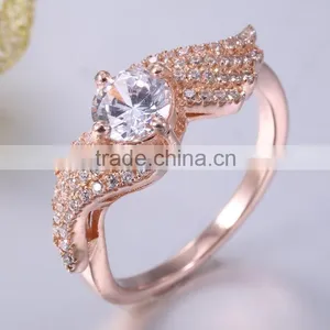 Factory Direct Sale Rose Gold Ring 925 Silver Ring Charm thumbnail-3