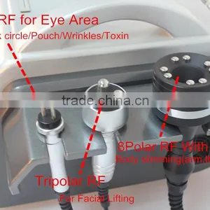 40hkz NL-RUV500 Cavitation +Bipolar Rf + Tripolar Rf +vacuum Multifunction Supersonic Cavitation Machine Cellulite Reduction Wrinkle Removal thumbnail-4