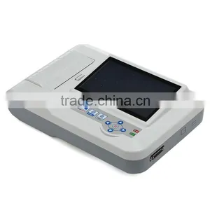 CE &ISO13485 OEM Design Standard 12 Leads Touch Screen Digital 6-channel Electrocardiograph thumbnail-3