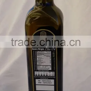 Pure Natural Extra Virgin Olive Oil.Organic Olive Oil With ISO9001 Certification. 750 ml Marasca Bottle thumbnail-3