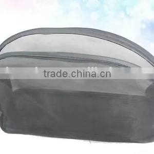 2015 New Black Mesh Cosmetic Storage Bag With Thicken Bottom thumbnail-3