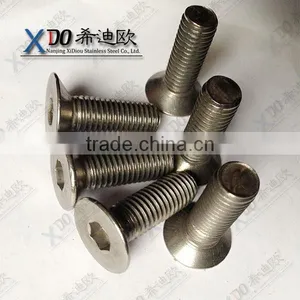Inconel 600 UNS N06600 EN 2.4816 Alloy600 Hex Socket Countersunk Head Cap Screws thumbnail-2