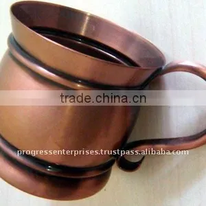 MANUFACTURER OF ANTIQUE SOLID COPPER MUGS FOR VODKA MIXOLOGY thumbnail-1