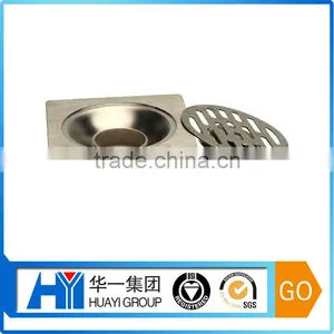 Customized Stainless Steel 4 Inches Ground Leakage Floor Drain Cover for Bathroom / Shower thumbnail-2