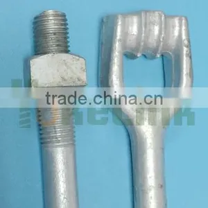 Thimble Eye Anchor Rod With Nut for Guying Utility Pole thumbnail-6