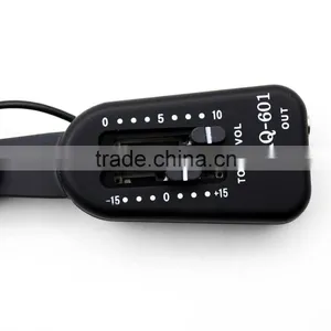 AQ-601 12hole Magnetic Sound Hole 38"/39"/40"/41" Acoustic Guitar Pickup Transducer With Volume Tone Tuner Audio Cable thumbnail-3
